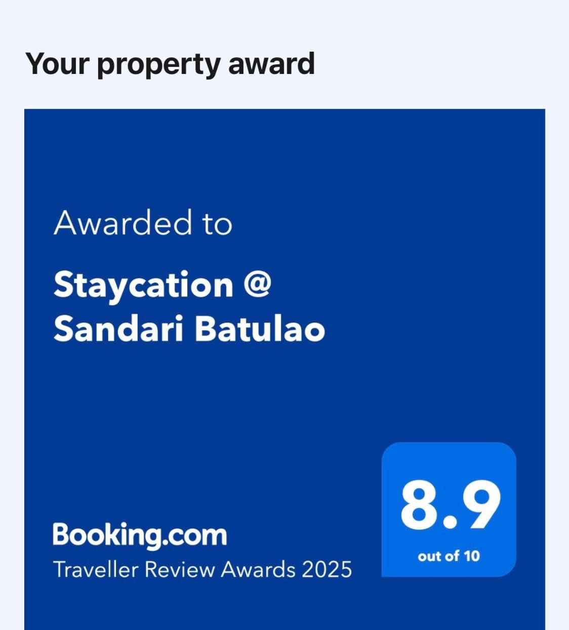Overlooking Staycation At Sandari Batulao تاجيتاي المظهر الخارجي الصورة